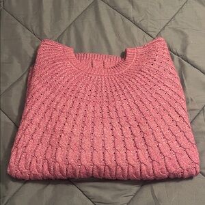 Lane Bryant Cable Knit Sweater | Purple